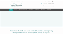 Desktop Screenshot of maslercpa.com